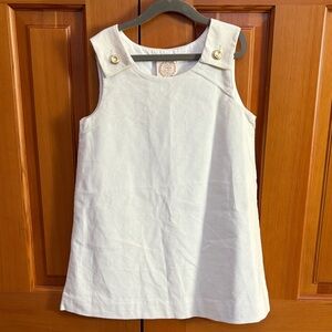 The Beaufort Bonnet Company Cream Dress with Gold Buttons NWT SIZE 7